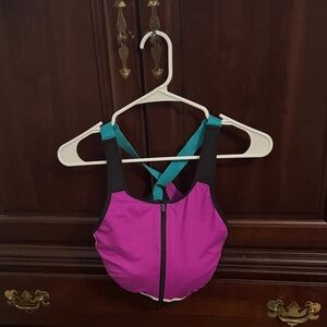 Victoria's Secret Purple and Teal Sports Bra